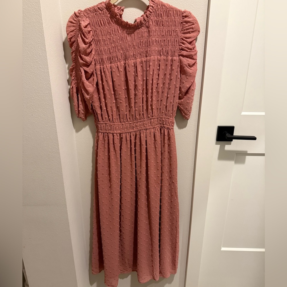 XS pink dress